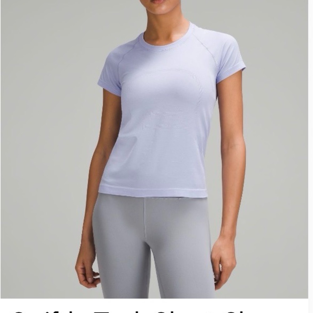 Lululemon Athletica Lavender Short Sleeve Tee